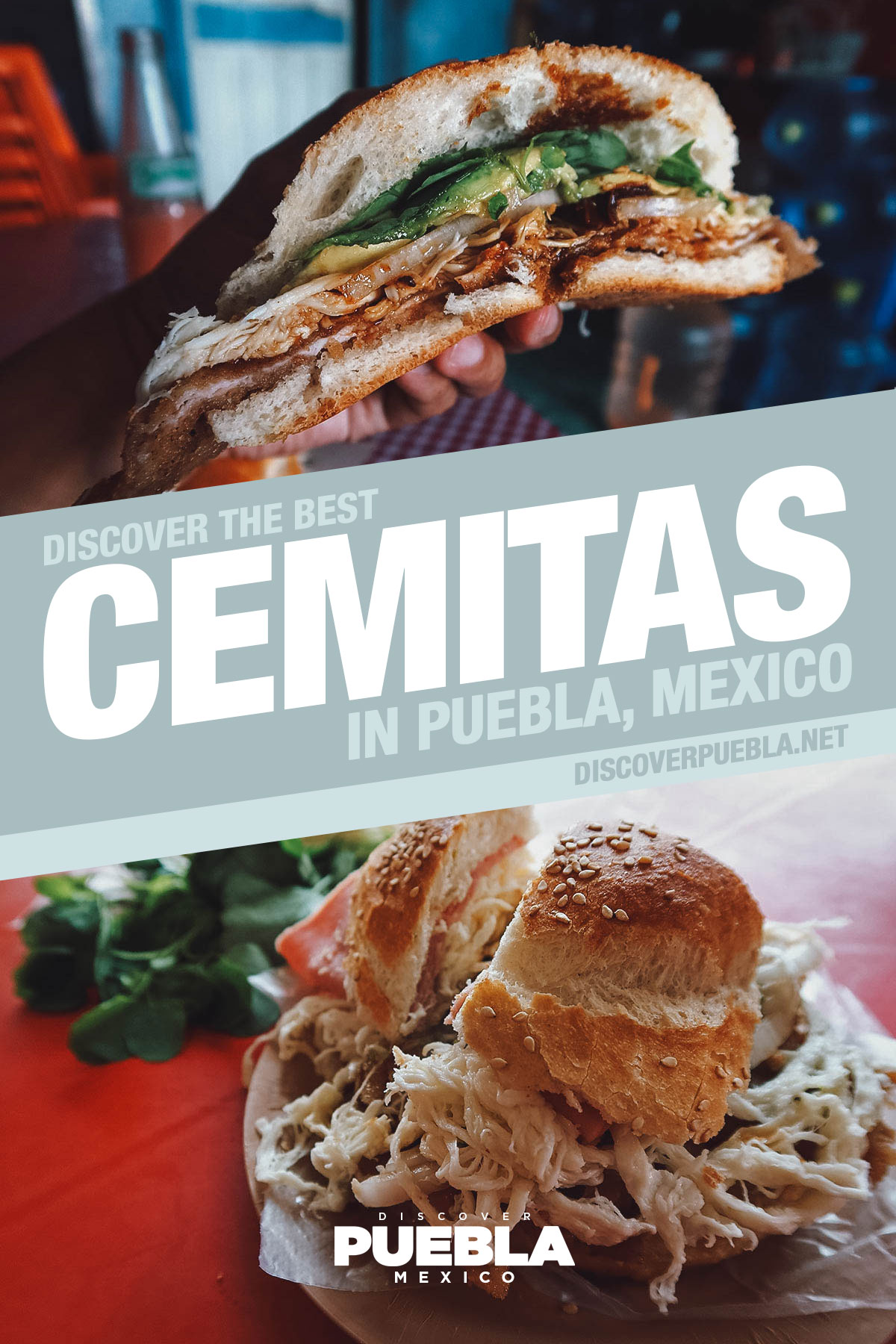 Cemitas poblanas in Puebla, Mexico