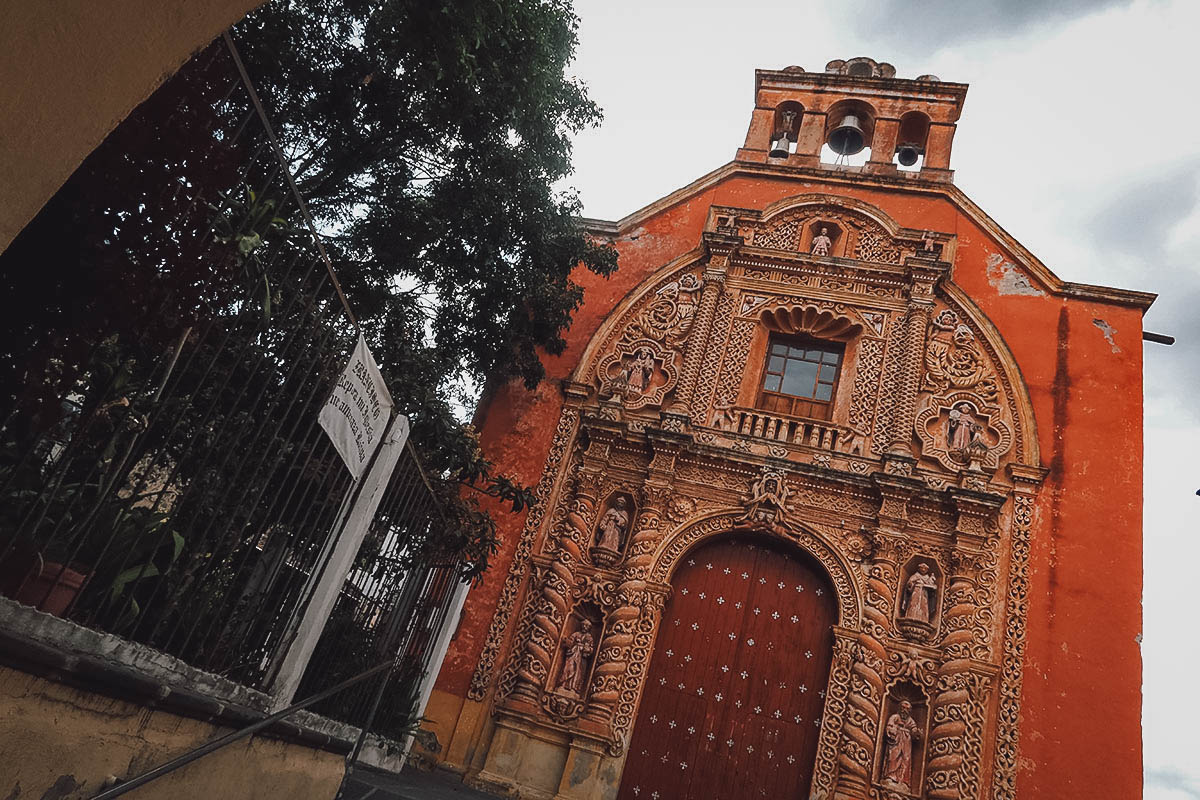 Ornate church in Atlixco, Puebla